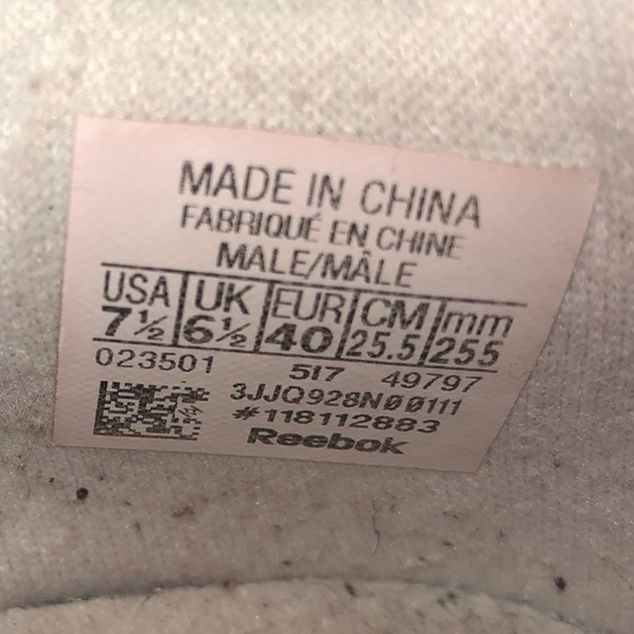 White Reebok classics 👟 - Picture 4 of 4